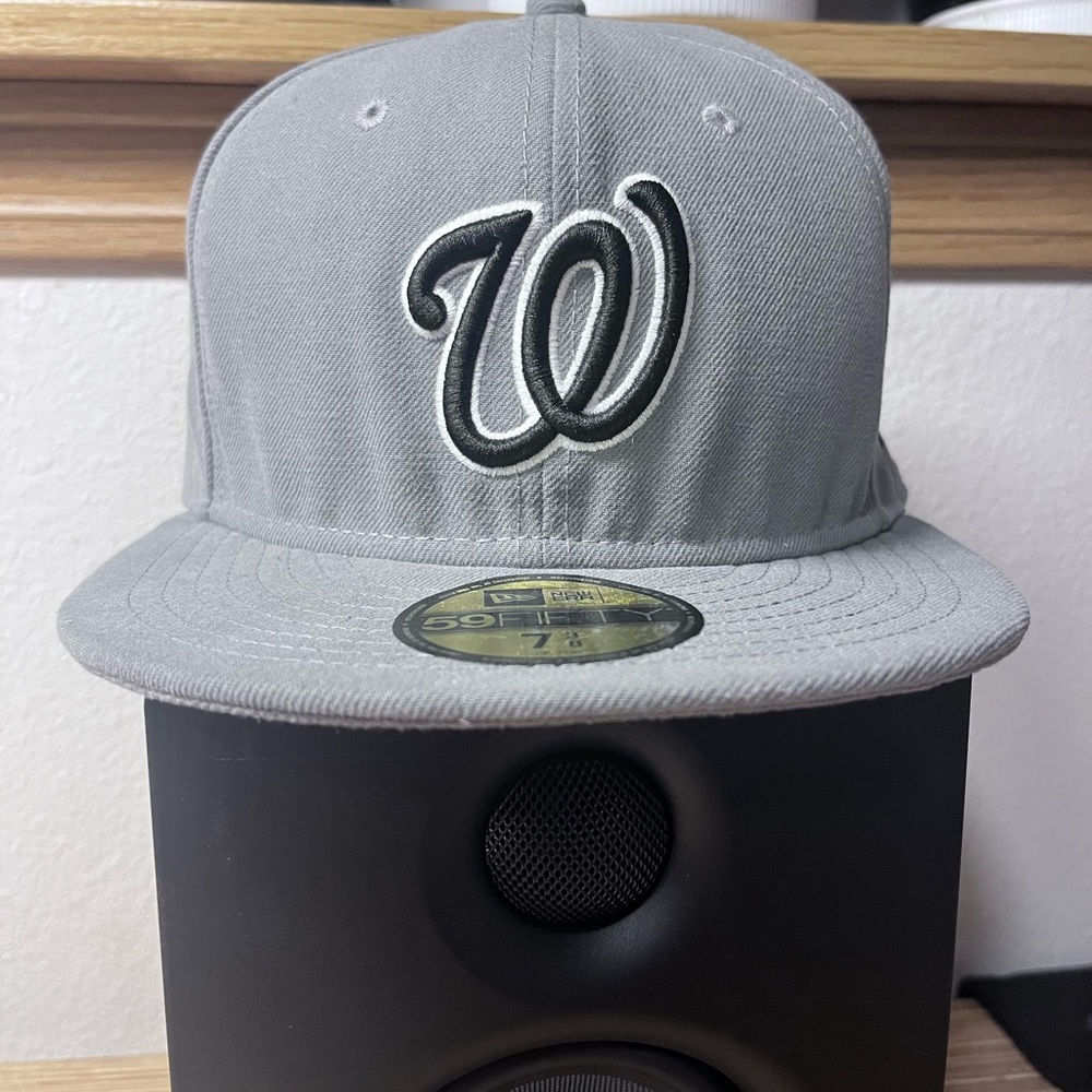 New Era Gray Baseball Cap with W Logo